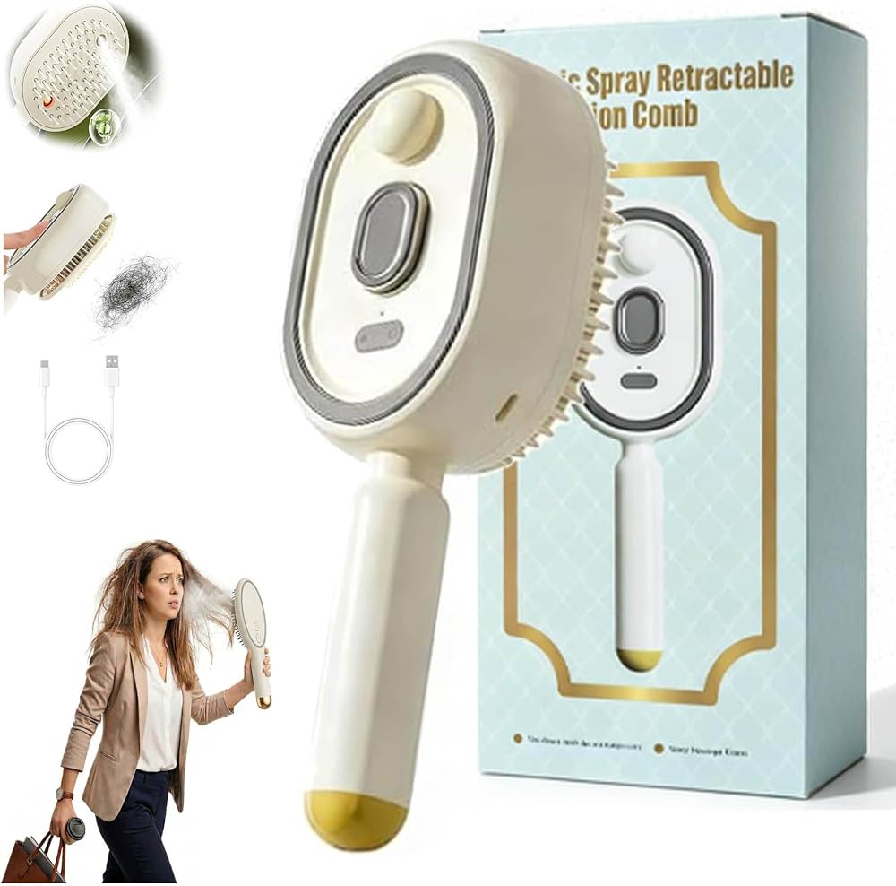 SilkBeam Rechargeable Hair Straightener Brush