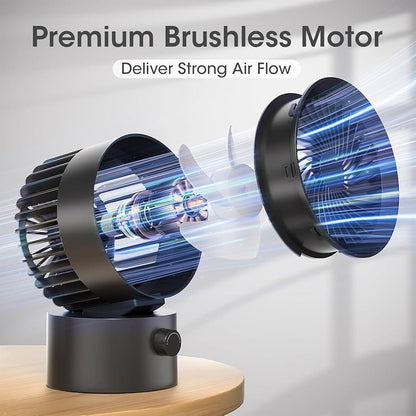 RGB Rocket Launch Circulation Fan – Mist Effect | 90° Oscillation